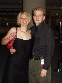 Cori and I at the Eisner's.